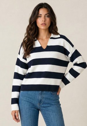 Diana Gallesi, POLO IN MAGLIA - Maglione - blu