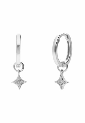 Oorbellen - silver-coloured white