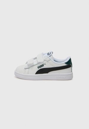 SMASH 3.0 UNISEX - Baskets basses - white/black/green terrain