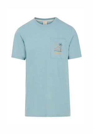 Protest, PRTASTON - T-shirts print - tourmaline blue