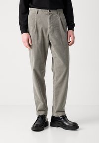 BOSS SHYNE - Vászonnadrágok - open grey