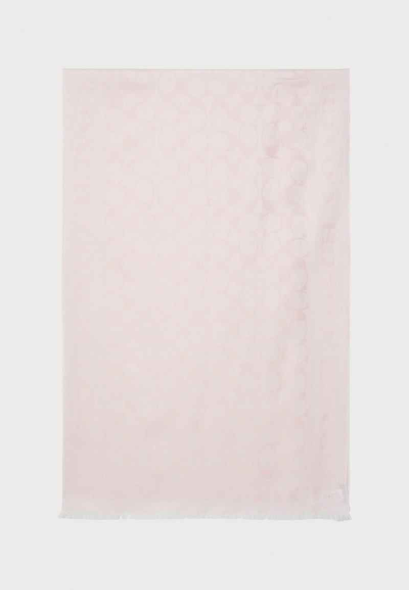 COACH SIGNATURE BORDER STOLE - Sjal - blush