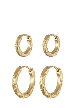 STRUCTURED BASIC STACK - Øreringe - gold coloured
