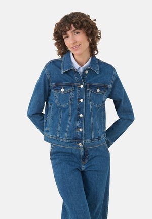 NICHOLIAPW - Denimová bunda - medium dark blue denim
