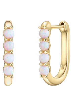 STERLING SILBER GELBGOLD OPAL (SYNTH.) GLANZSTÜCKE MÜNCH - Ohrringe - gold-coloured