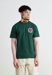 Obey Clothing PEACE WHEEL - Print T-shirt - forest green