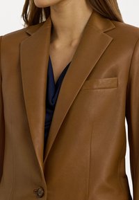 Lauren Ralph Lauren LAMBSKIN BLAZER - Bleizeris - cuoio
