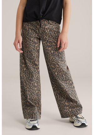 WE Fashion BLUE RIDGE - Široke hlačnice - light brown