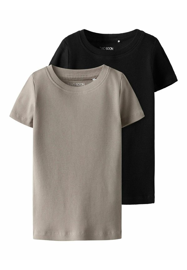 OBERTEIL 2ER-PACK KURZARM - T-Shirt basic