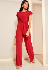 Friends Like These SHORT SLEEVE TIE WAIST - Kezeslábas - red