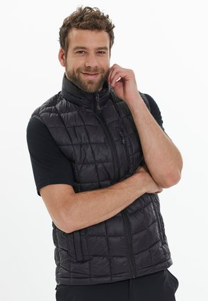 LUIS - Waistcoat -  black