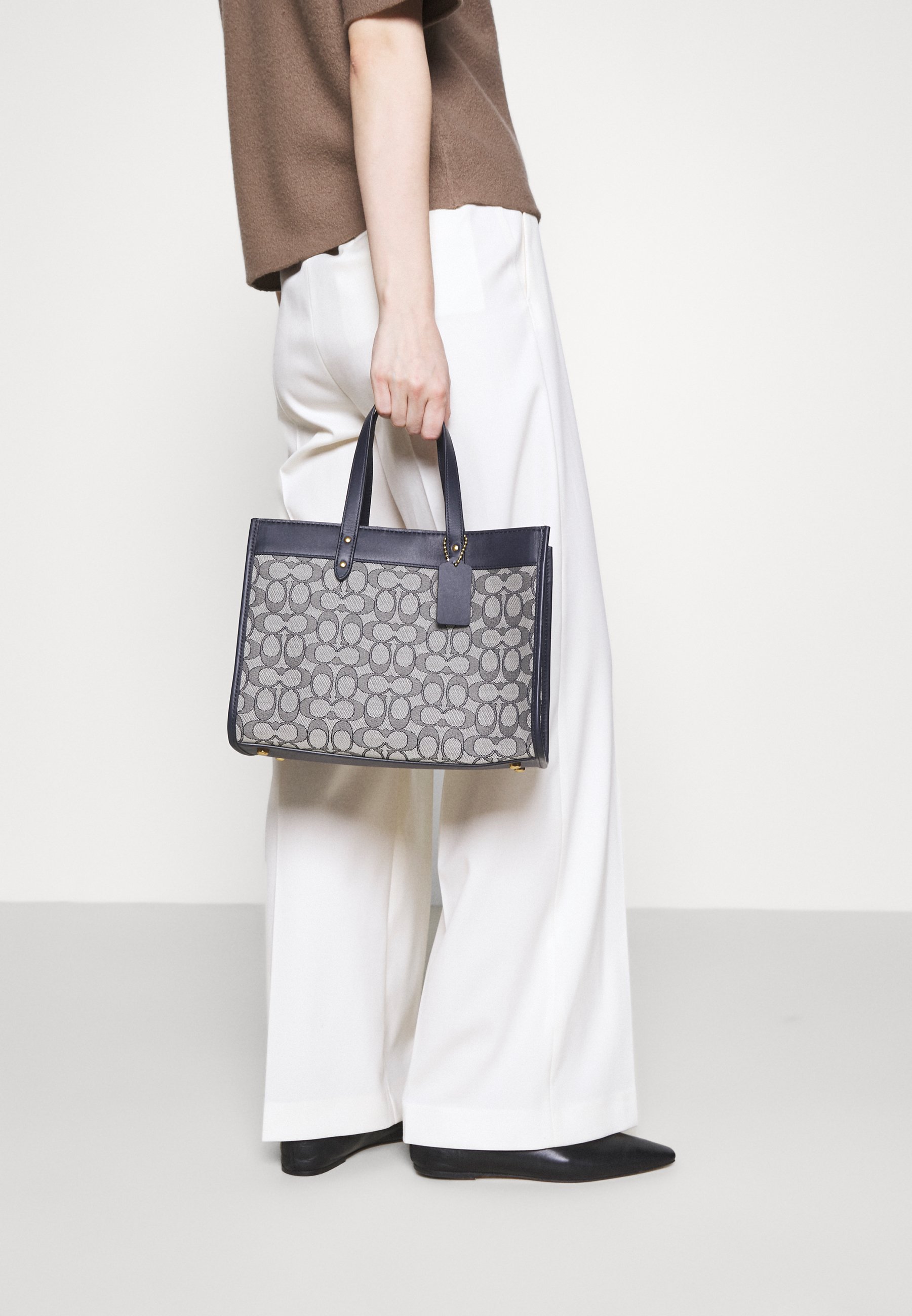 navy coach handbag