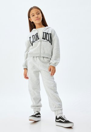 CROP - Sweat zippé - white