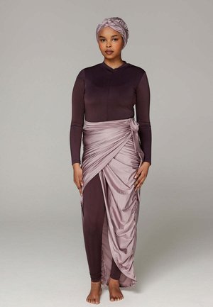 SIYA Swimwear, WEST - Boerkini - fig and glitter lavender