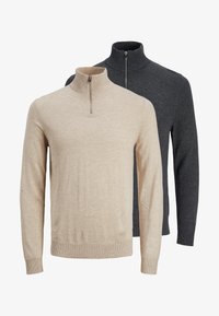 Non sélectionné, dunkelgrau beige