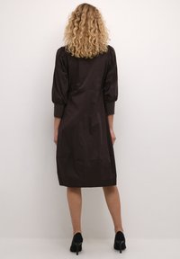 Culture CUANTOINETT 3/4 SLEEVE DRESS - Abito a camicia - demitasse