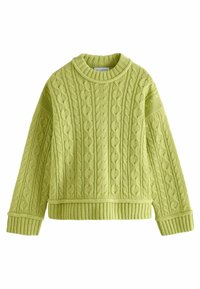 Next PREMIUM CABLE - Svetrík - green lime