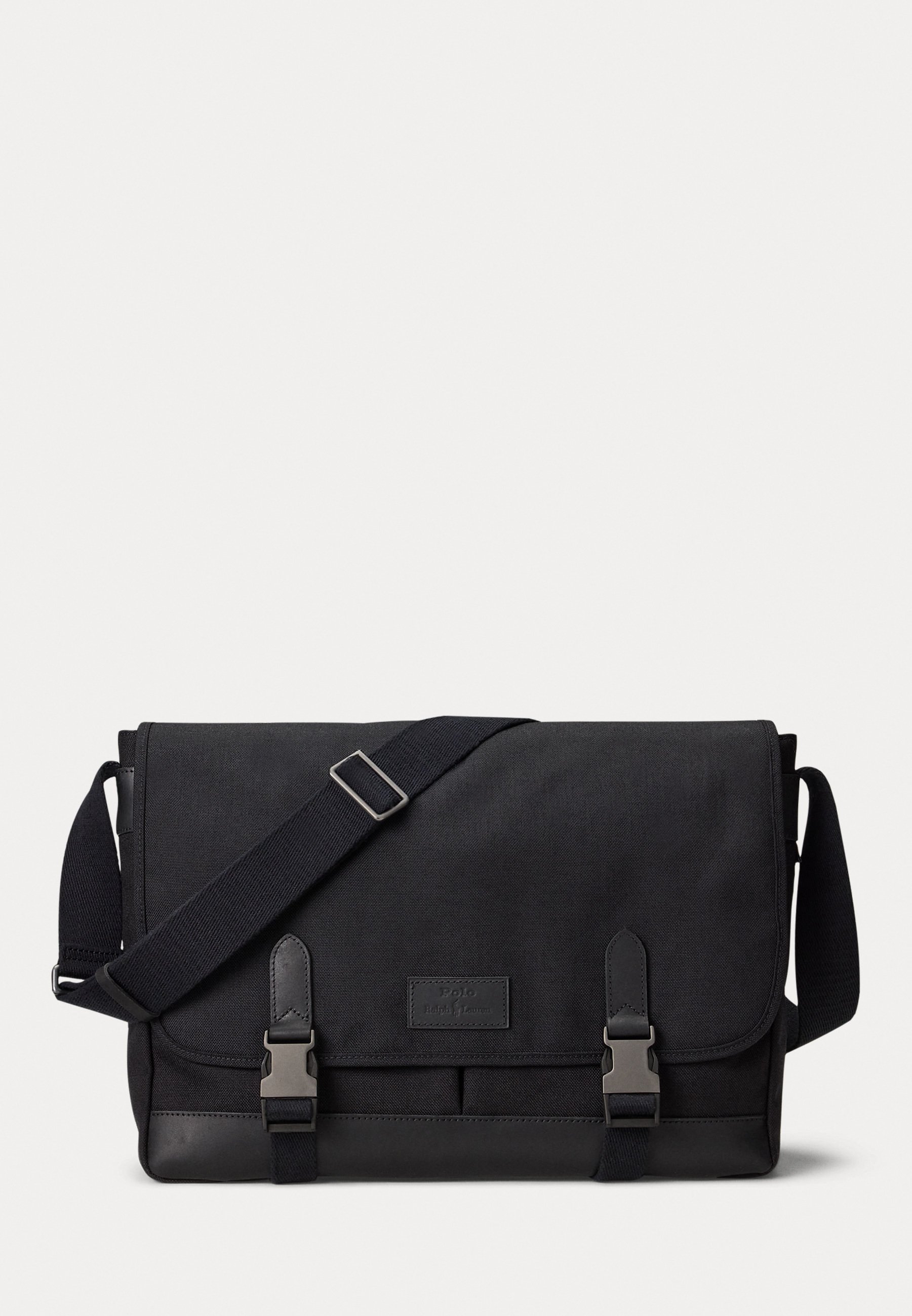 ぬらちお　polo Ralph Lauren messenger bag Polo Ralph Lauren LEATHER-TRIM TRAVEL MESSENGER BAG - Cross