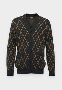 Barbour FERGUSON CARDIGAN - Cardigan - black marl