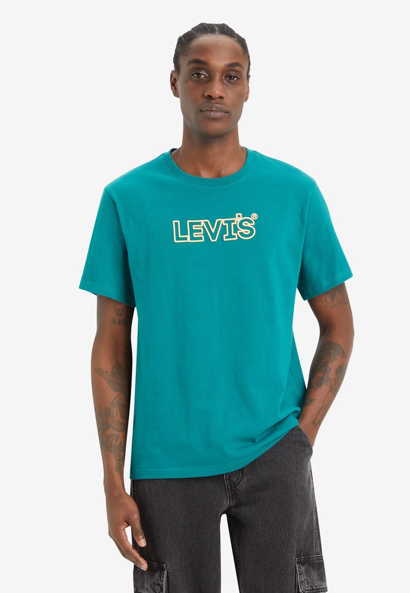 Levi's® RELAXED FIT - Trükipildiga T-särk - shady glade