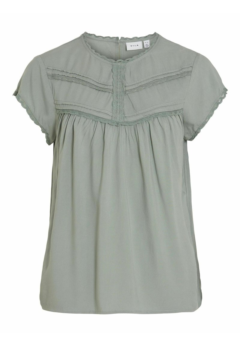 Vila Blouse groen gemêleerd