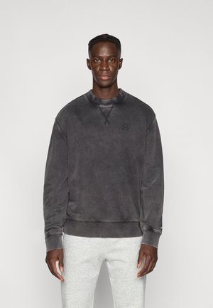 ICONS WASH RELAX FIT CREWNECK  - Φούτερ - black
