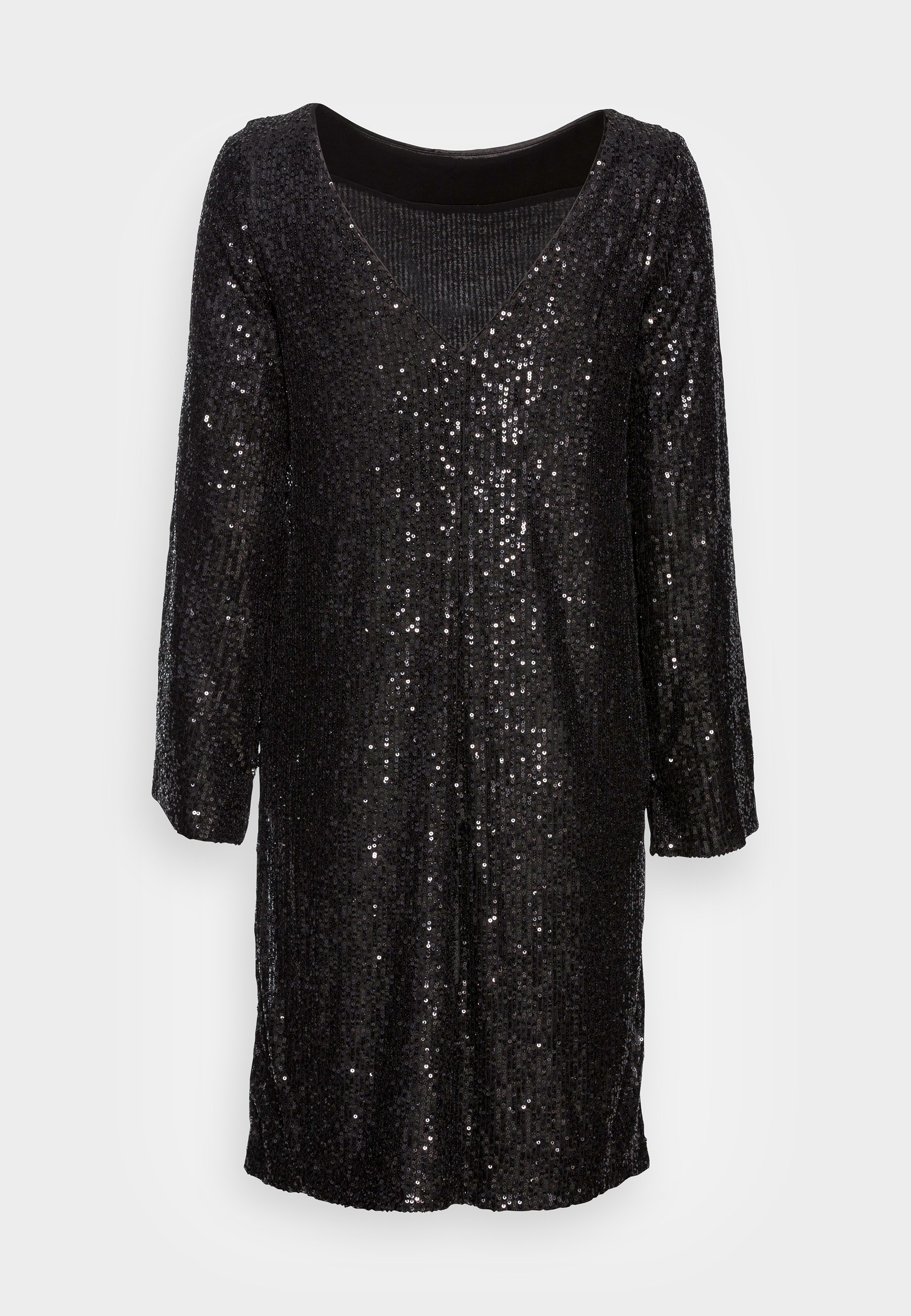 robe noir sequin