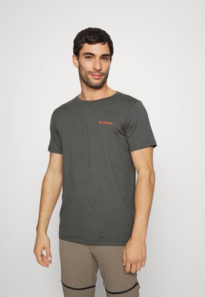 TECH TRAIL GRAPHIC TEE - T-shirt con stampa - shark heather