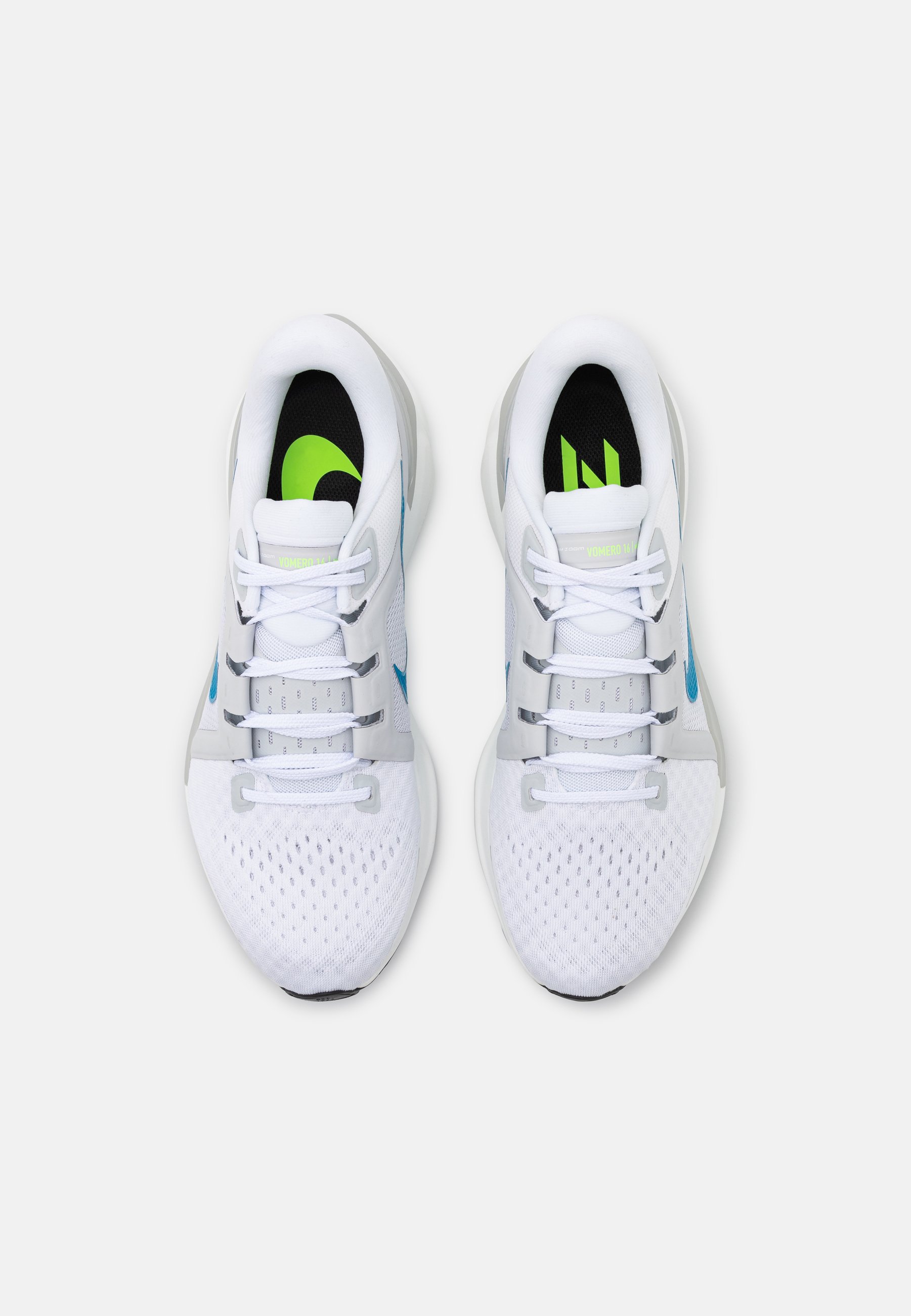 Nike Performance AIR ZOOM VOMERO 16 - Zapatillas de running neutras -  white/imperial blue/pure platinum/lime glow/wolf grey/black/blanco -  Zalando.es