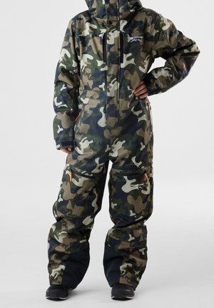 ST. ANTON - Mono para la nieve - green camouflage black