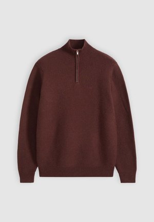 Levi's®, QUARTER ZIP - Πουλόβερ - hot chocolate heather