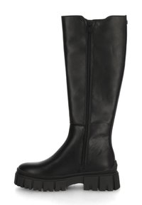 Mexx Kozačky na platformě - black