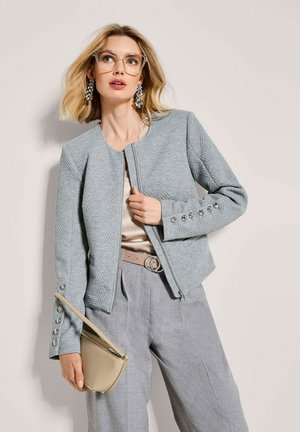 Blazer - stone grey   melange