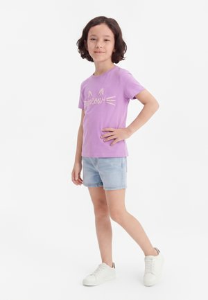 Friboo, 3 PACK - T-shirt print - pink/lilac