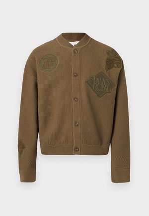 ART NOUVEAU STAMPS BLOUSON - Chaqueta de punto - bay leaf