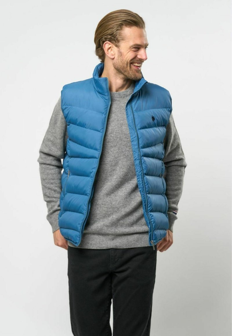 U.S. Polo Assn. EUGENE - Brezrokavnik - indian teal