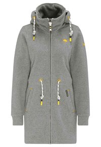 Schmuddelwedda Zip-up sweatshirt - mottled grey
