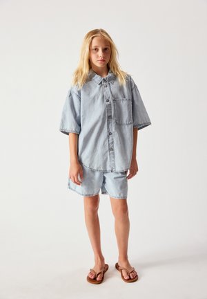 American Vintage, CHEMISE ENFANT PAYBOU UNISEX - Chemise - blue snow