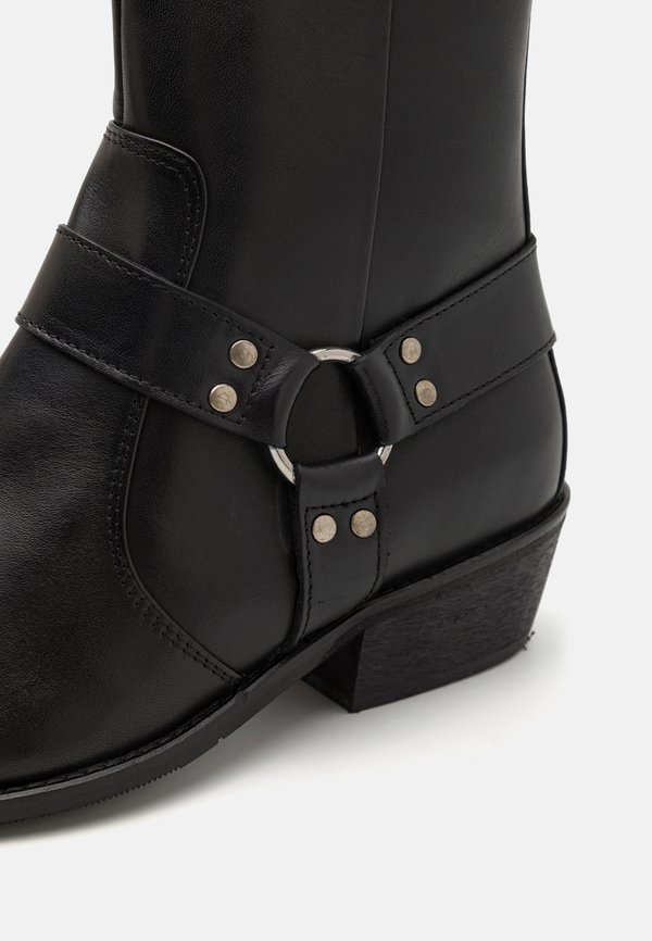 LEATHER UNISEX - Cowboy/biker ankle boot4