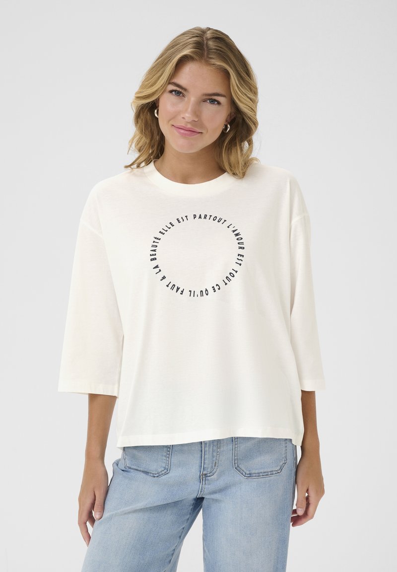 Kaffe Longsleeve - chalk