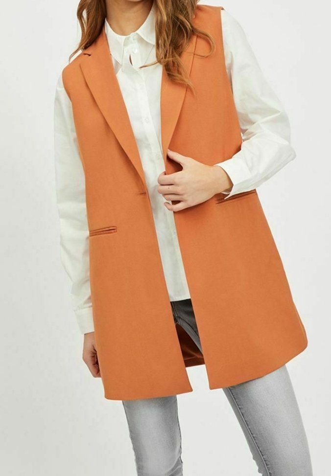 VILA Veste sans manches - brown