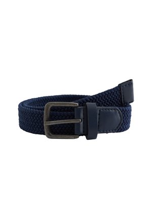 Braided belt - dark blue