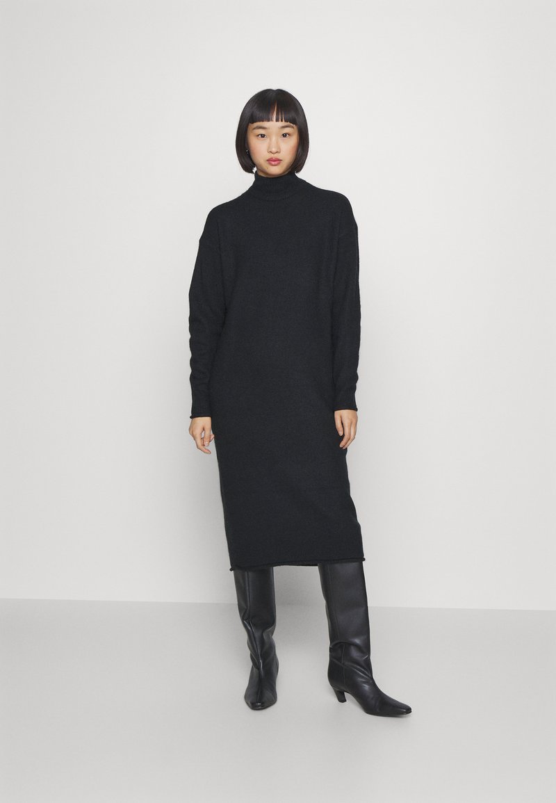 schwarzes kleid vero moda