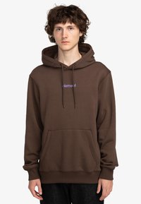 Element SIMPLE LOGO - Jersey con capucha - brown