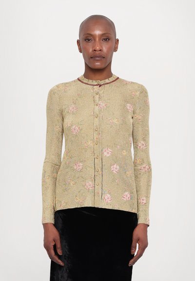 Rabanne Cardigan - gold-coloured