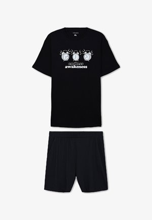 Terranova, SET WITH ALARM CLOCKS - Pigiama - nero
