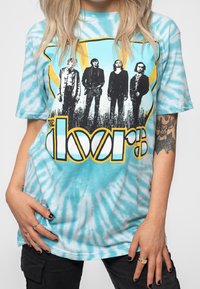 Paradiso Clothing THE DOORS WAITING FOR THE SUN DYE WASH - Print T-shirt - blue