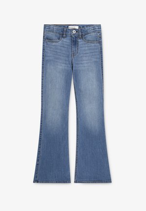 Abercrombie & Fitch HIGH RISE FLARE - Calças de ganga bootcut - twilight