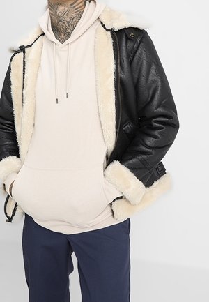 Kunstlederjacke - black