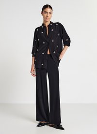 Calliope GINNICI WIDE  - Pantaloni - ultrablack